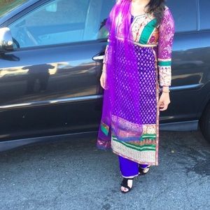 Long kameez suit
